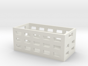 1/10 Scale Rig Basket in White Natural Versatile Plastic
