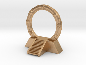 Stargate Space Portal Dimensional miniature games  in Natural Bronze