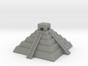 Aztec Pyramid Epic Scale miniature for games micro in Gray PA12