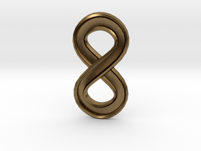 Infinity (small) in Natural Bronze