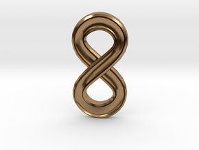Infinity (large) in Natural Brass
