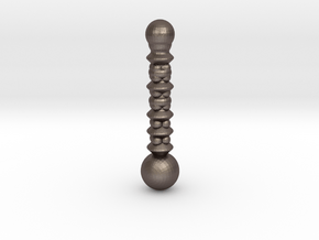 Dildo 1 small in Polished Bronzed-Silver Steel