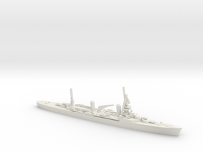 French Suffren-Class Cruiser in White Natural Versatile Plastic: 1:1200