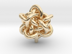 Gordian Knot 1" in 14K Yellow Gold