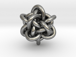 Gordian Knot 1" in Natural Silver