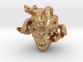 Medusa's Head in Natural Bronze