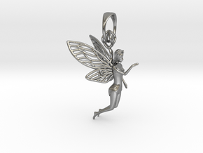 Pixie Dust Pendant in Natural Silver (Interlocking Parts)
