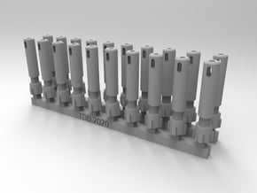 Bolt Rifle Suppressors Eliminator x20 in Tan Fine Detail Plastic