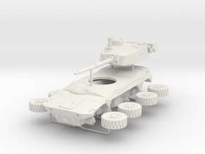 Rooikat 76 South African armoured Scale: 1:87 in White Natural Versatile Plastic