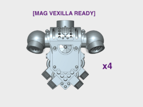 4x Mag Vexilla G:4 Squad PACs in Tan Fine Detail Plastic