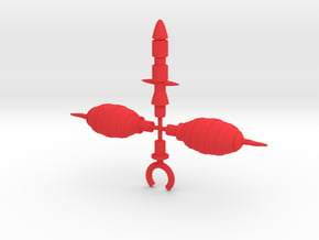 Antron Tunneler Weapons in Red Processed Versatile Plastic