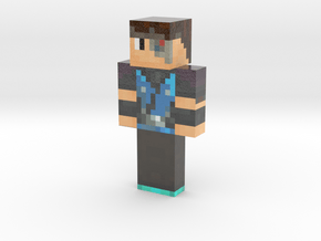 Chuck_fin | Minecraft toy in Glossy Full Color Sandstone