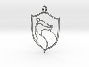 HUFFLEPUFF in Polished Silver