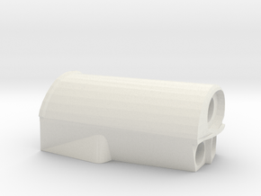 T6A Throttle Grip Top in White Natural Versatile Plastic