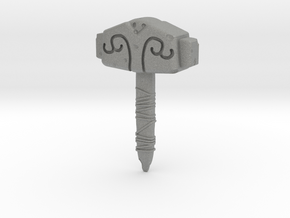 Mjolnir Hammer of Thor in Gray PA12