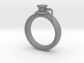 Stethoscope Ring in Gray PA12: 10.5 / 62.75