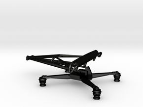 1:76 Class 86 Pantograph (in it's lowered position in Matte Black Steel