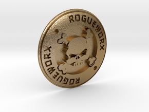 RogueWorx 90mm Mk4 Golf badge in Polished Gold Steel