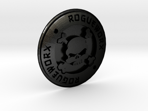 RogueWorx 90mm Mk4 Golf badge in Matte Black Steel