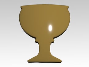 Chalice 3 Shoulder Icons x50 in Tan Fine Detail Plastic