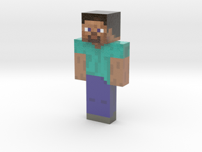 Steve | Minecraft toy in Glossy Full Color Sandstone