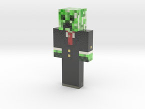 Creeper Suit | Minecraft toy in Glossy Full Color Sandstone