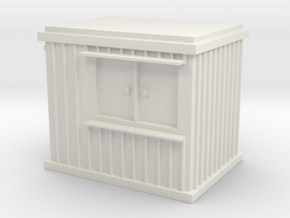 10 ft Office Container 1/87 in White Natural Versatile Plastic