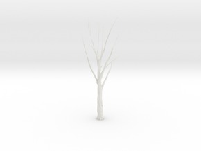 Tree Faceted - Clean in White Natural Versatile Plastic