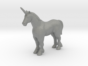 Unicorn 1/60 DnD miniature fantasy games and rpg in Gray PA12