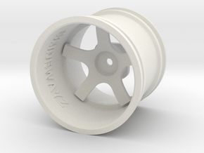 Sanwa M12 / MT4 Steering wheel for Pit Shimitzu Ti in White Natural Versatile Plastic