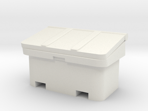 Large SOS Sand Bin 1/64 in White Natural Versatile Plastic
