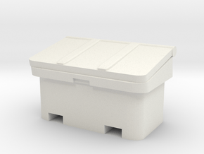 Large SOS Sand Bin 1/48 in White Natural Versatile Plastic