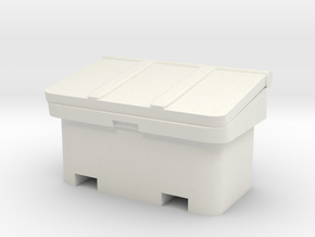 Large SOS Sand Bin 1/43 in White Natural Versatile Plastic