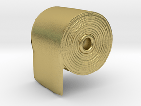 Toilet Paper  in Natural Brass