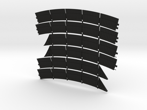DeAgo Falcon Exhaust Plates For The Ion drive  in Black Premium Versatile Plastic