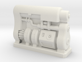 28mm Scale Fusion Generator Fallout 4 in White Natural Versatile Plastic