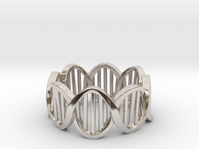 DNA Ring (Size 6) in Platinum
