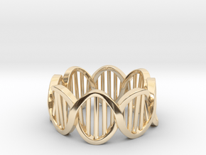 DNA Ring (Size 9) in 14K Yellow Gold