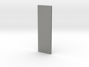 Rectangular Door Handle Cover without Logo in Gray PA12