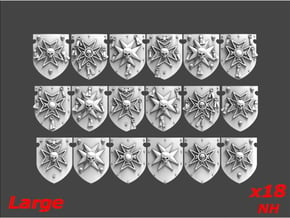 Templars Storm Shields Set 7 in Tan Fine Detail Plastic