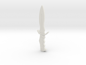 Cells at Work - White blood Cell dagger in White Natural Versatile Plastic