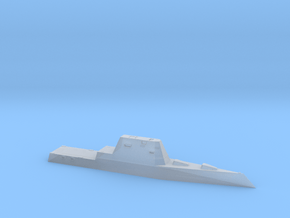 USS Zumwalt 1:1250 in Tan Fine Detail Plastic