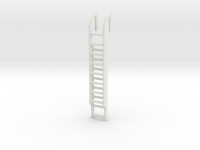 Roof Ladder 1/43 in White Natural Versatile Plastic