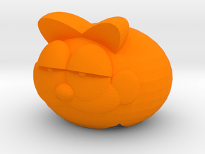 Mobile Suit Lasanga Cat in Orange Processed Versatile Plastic