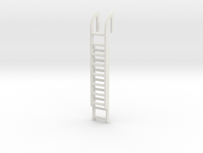 Roof Ladder 1/24 in White Natural Versatile Plastic