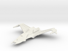 Klingon Interceptor 1/1000 Attack Wing in White Natural Versatile Plastic
