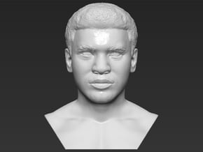 Muhammad Ali bust  in White Natural Versatile Plastic
