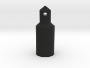 Round Battery/Body Post  in White Natural Versatile Plastic