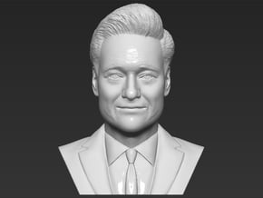 Conan O'Brien bust in White Natural Versatile Plastic