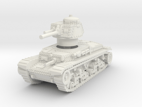 T-11 Bulgarian Tank 1/87 in White Natural Versatile Plastic